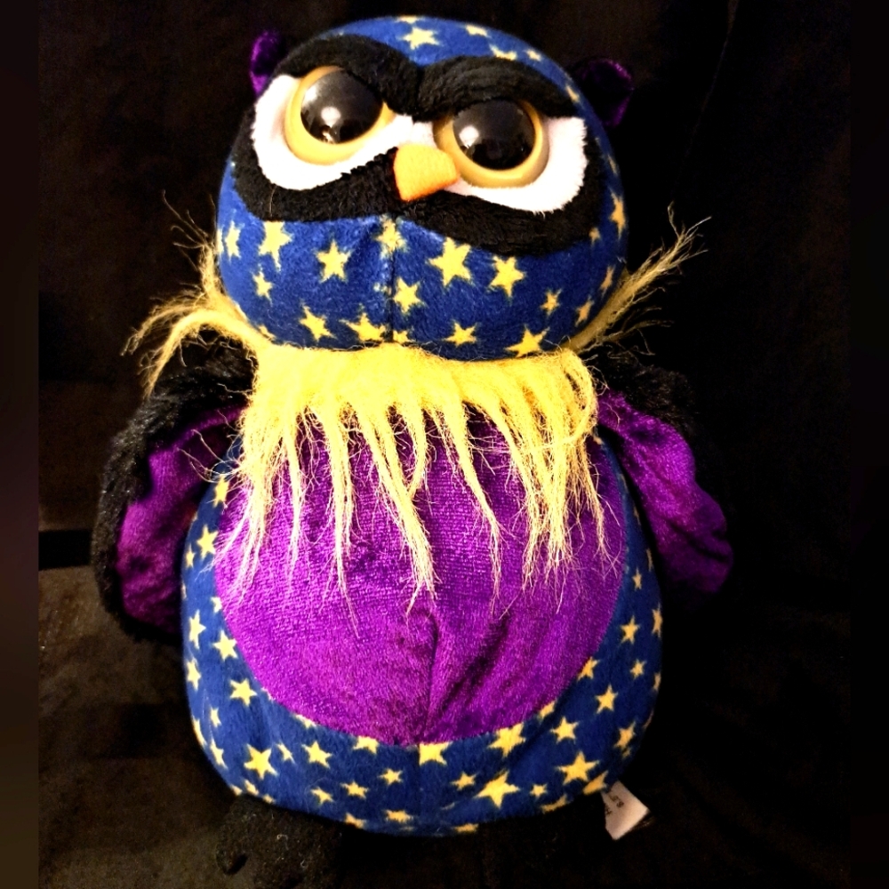 Colorful Midnight Owl Plush Toy